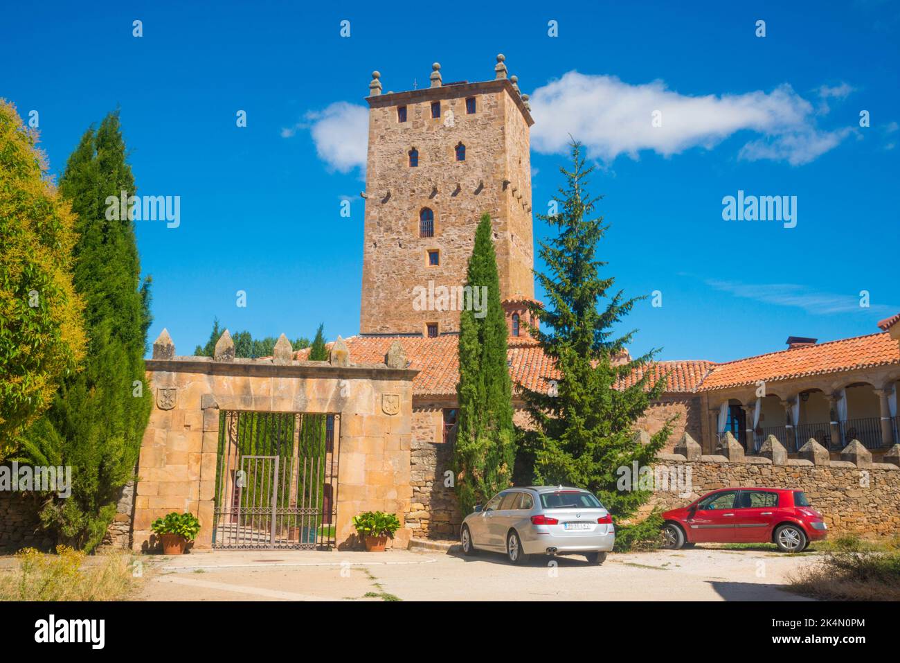 Salcedo Palace. Aldealseñor, Soria province, Castilla Leon, Spain. Stock Photo