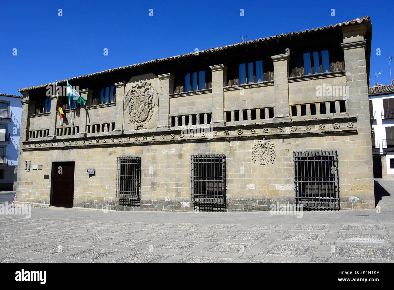 Baeza city, World Heritage. Antiguas Carnicerías (renaissance 16th century). La Loma, Jaén, Andalusia, Spain. Stock Photo