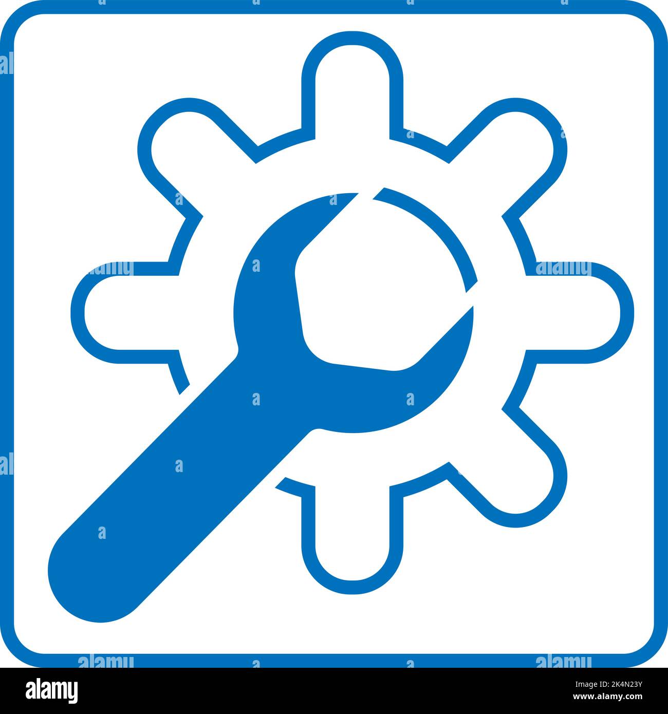 Development basic settings, illustration, vector on a white background. Stock Vector