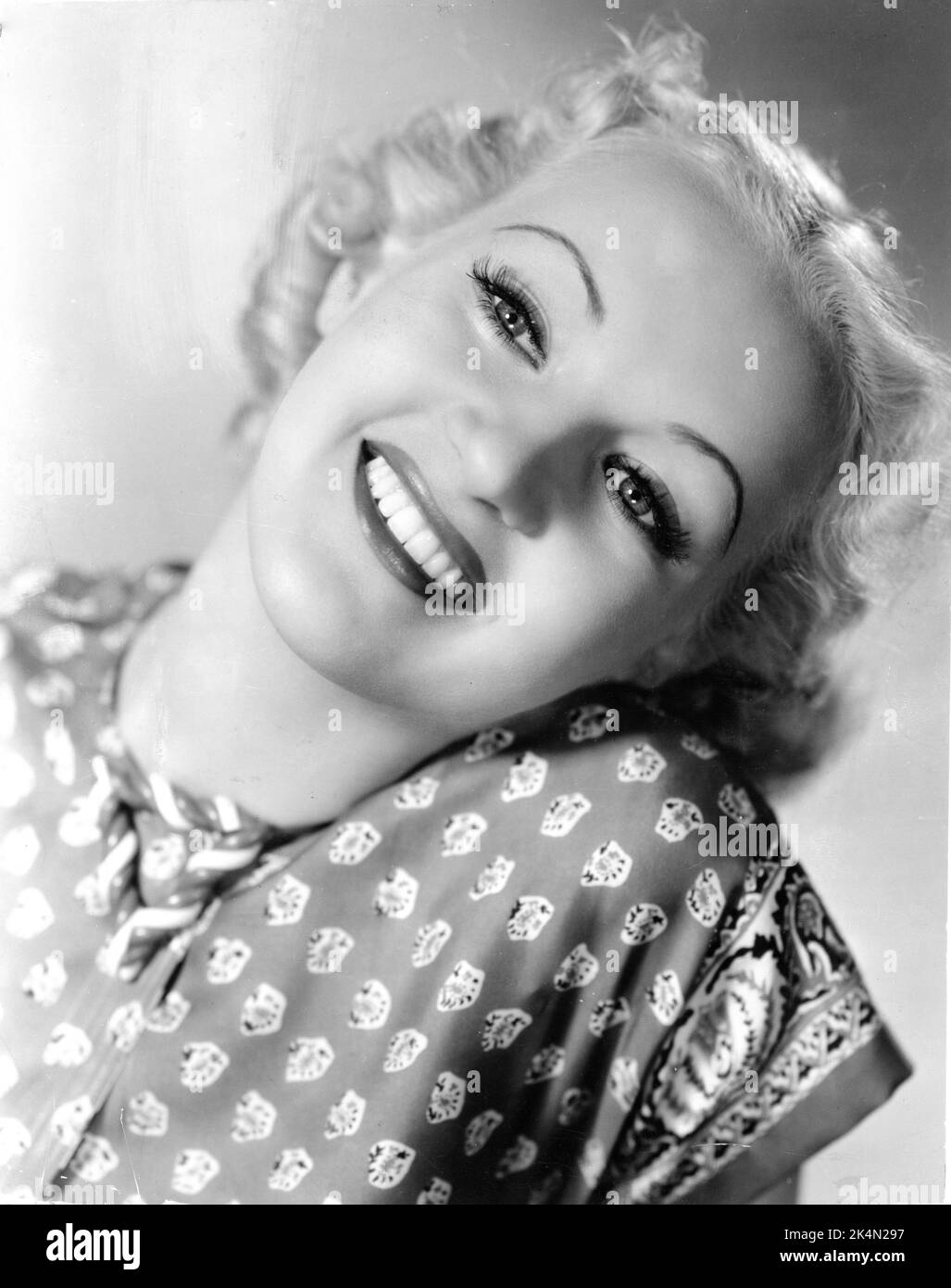 BETTY GRABLE 1935 Portrait publicity for RKO Radio Pictures Stock Photo