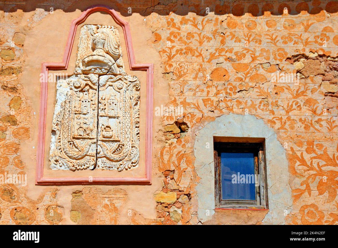 coat of arms on the facade of Casa Palacio Doña Jimena, Medinaceli
