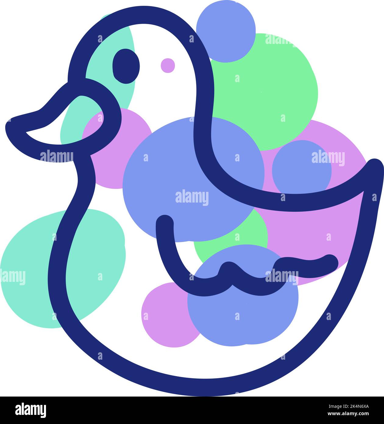 Colorful duck Stock Vector Images Alamy