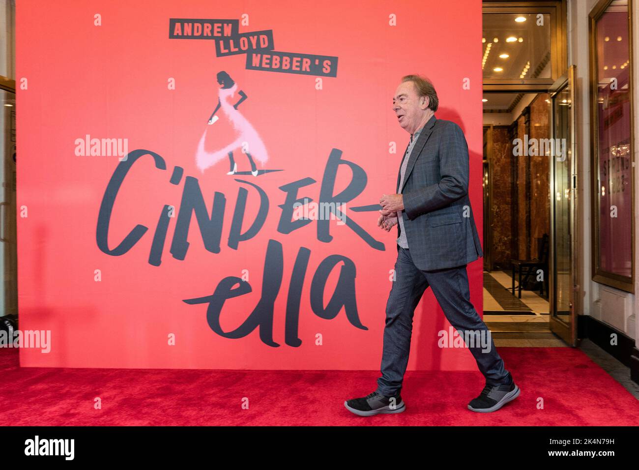 New York, NY October 3, 2022 Andrew Lloyd Webber announced of