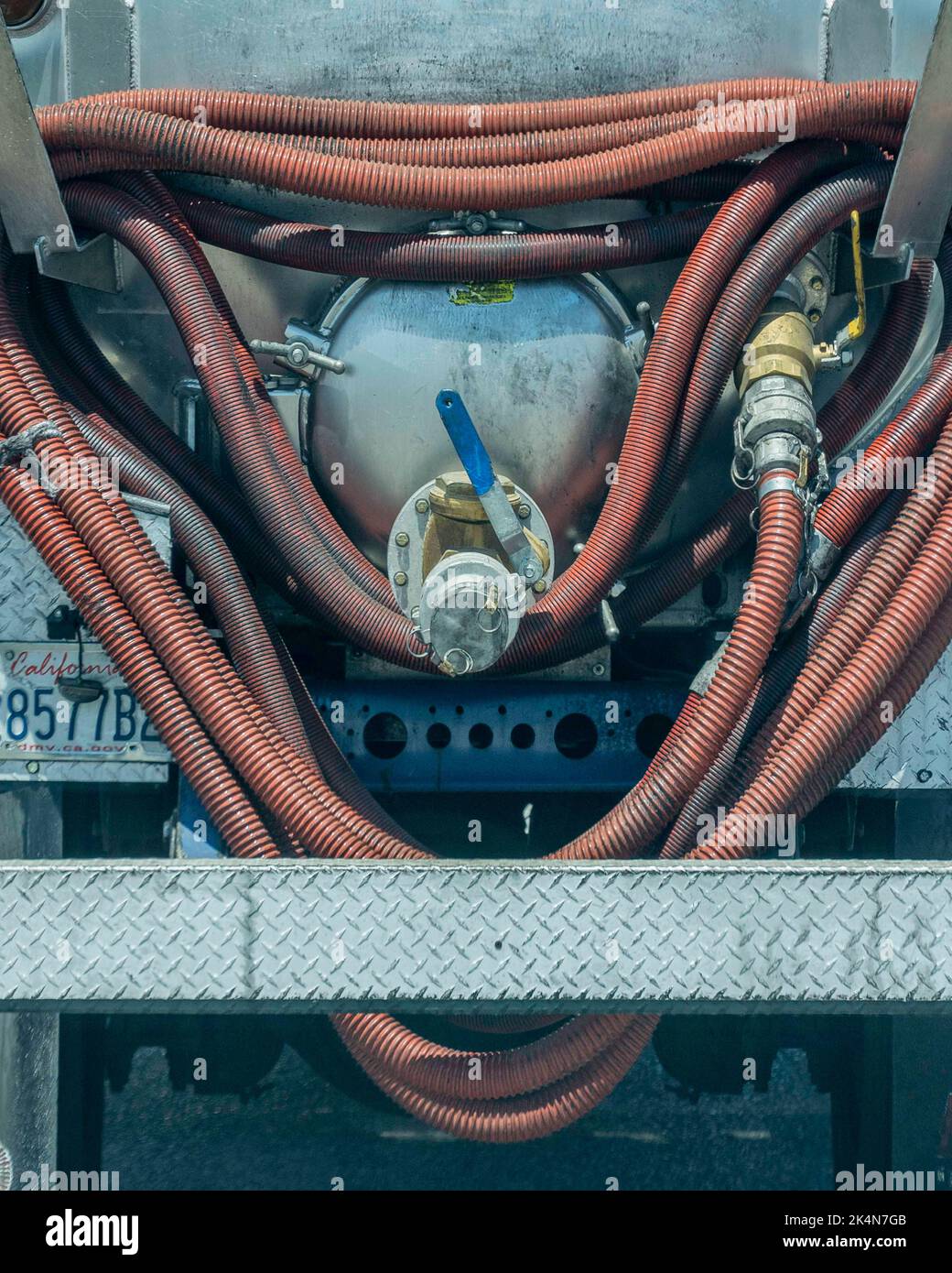 Tailgate of Trucks on the Highways Stock Photo Alamy