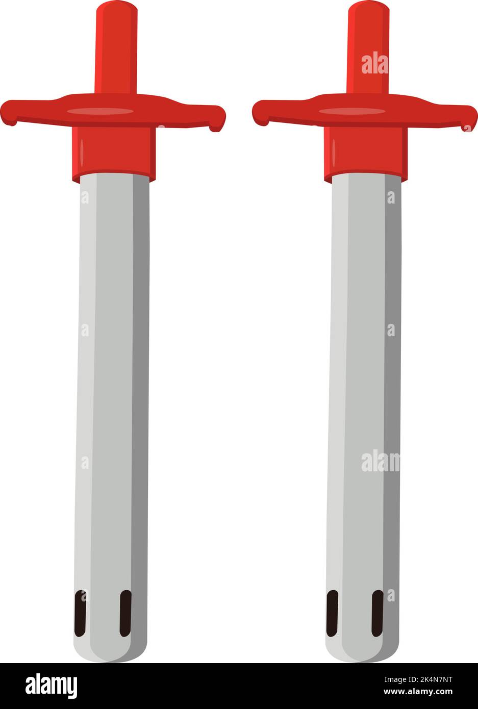 Interesting lighter, illustration, vector on a white background. Stock Vector