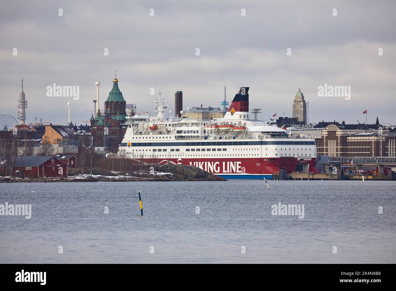 Ferry in Helsinki Stock Photo
