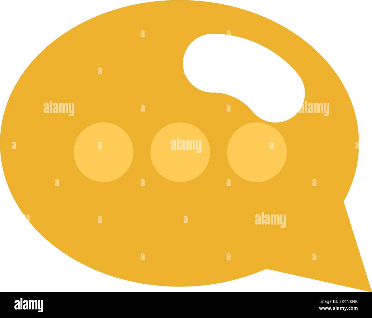 Workplace chat, illustration, vector on a white background. Stock Vector