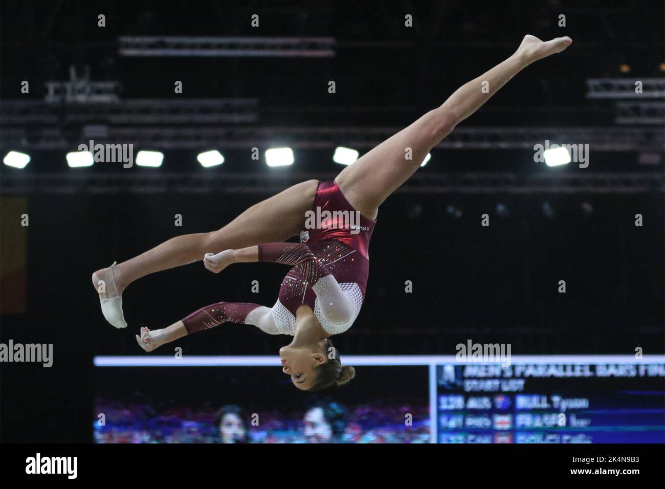 Georgia Mae Fenton Of England In The Women's Balance Beam - Final At 