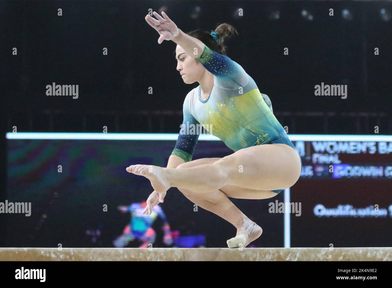GODWIN of Australia wins silver in the Women's Balance Beam
