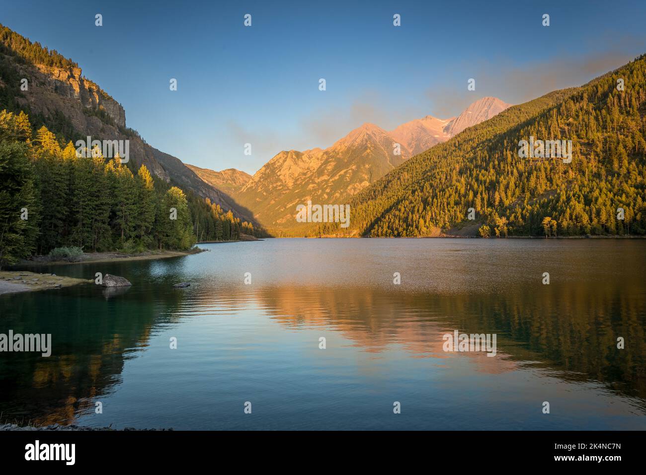 McDonald Lake, St Ignatius, Montana, USA Stock Photo Alamy