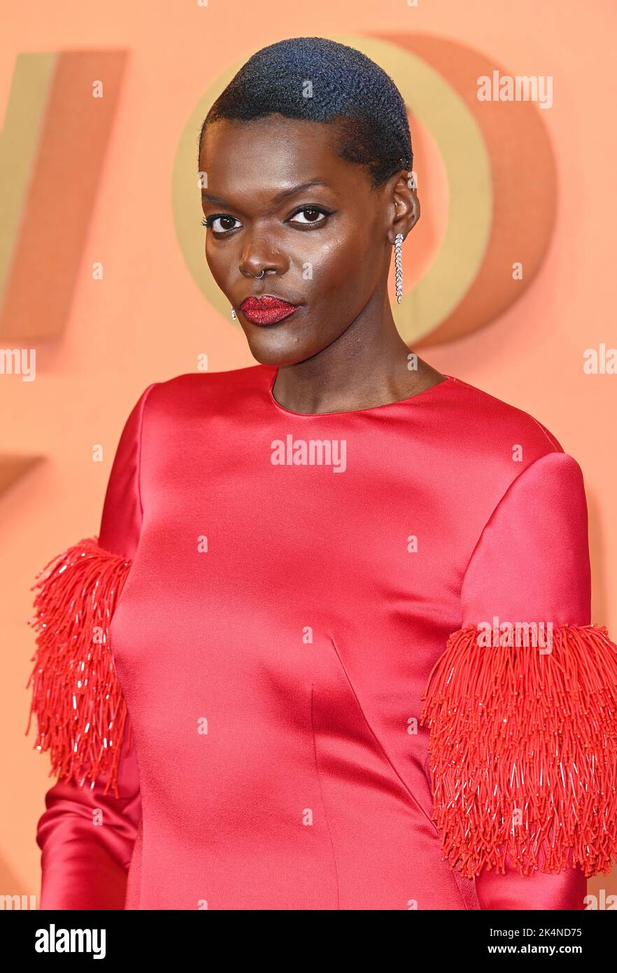 October 3rd, 2022. London, UK. Sheila Atim arriving at The Woman King