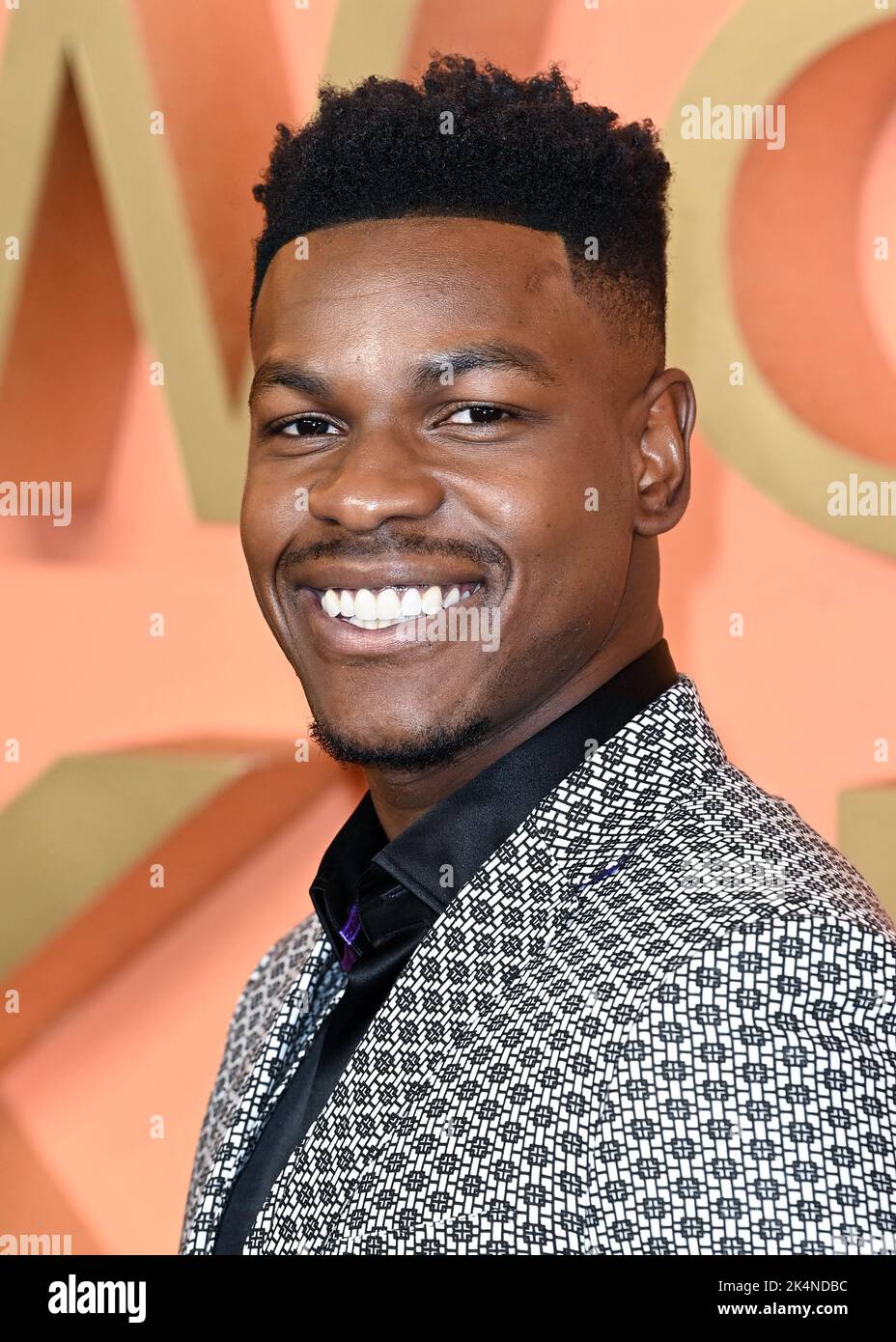 October 3rd, 2022. London, UK. John Boyega arriving at The Woman King