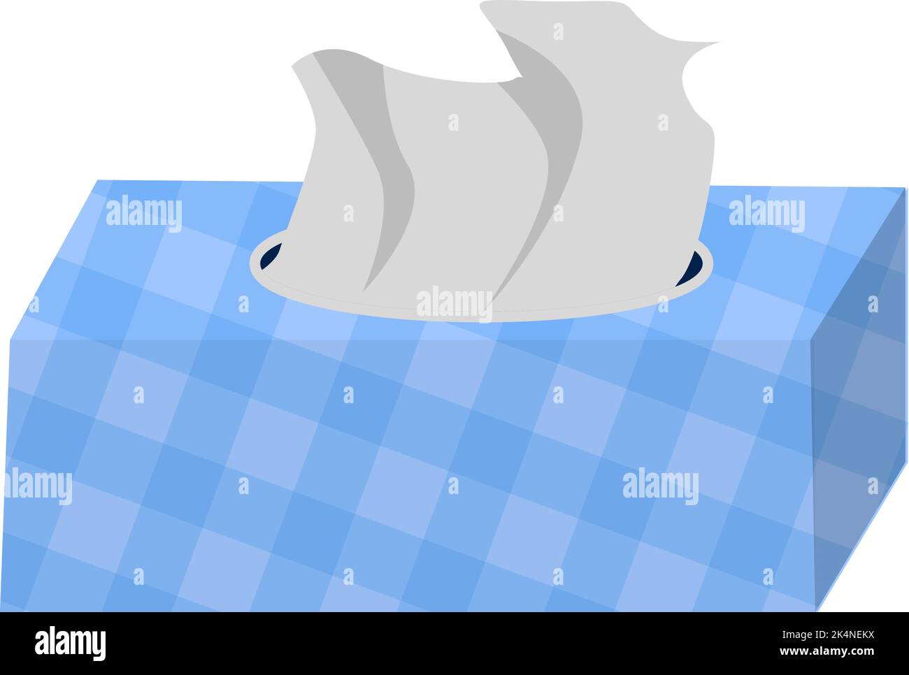 Blue paper napkin Stock Vector Images - Alamy