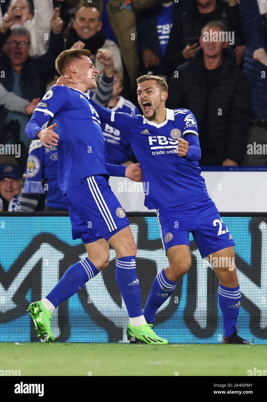 Leicester, England, 3rd October 2022. Harvey Barnes of Leicester City