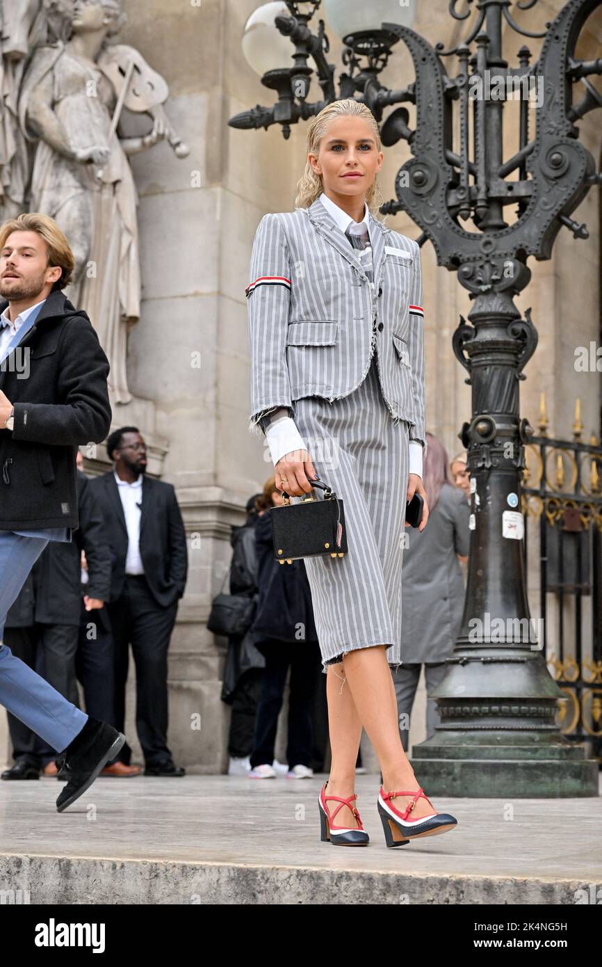 Paris, France, October 3, 2022, Caroline Daur attends the Thom Browne