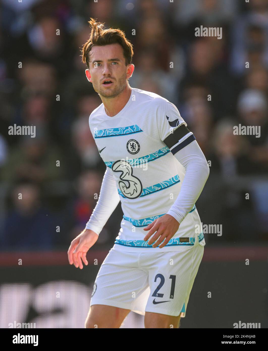 01 Oct 2022 - Crystal Palace v Chelsea - Premier League - Selhurst Park  Chelsea's Ben Chilwell during the Premier League match against Crystal Palace. Picture : Mark Pain / Alamy Live News Stock Photo