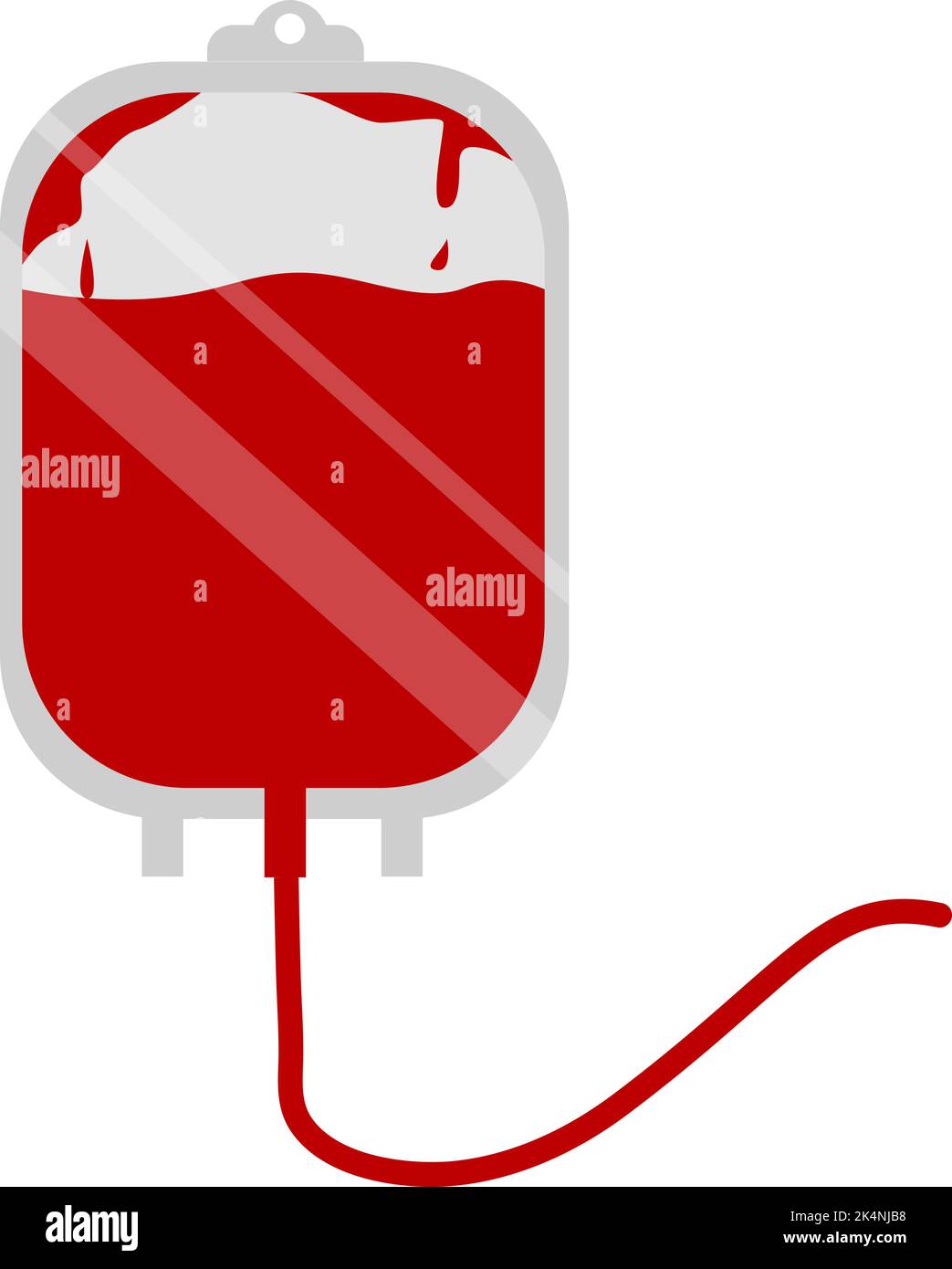 Blood donation, illustration, vector on a white background. Stock Vector
