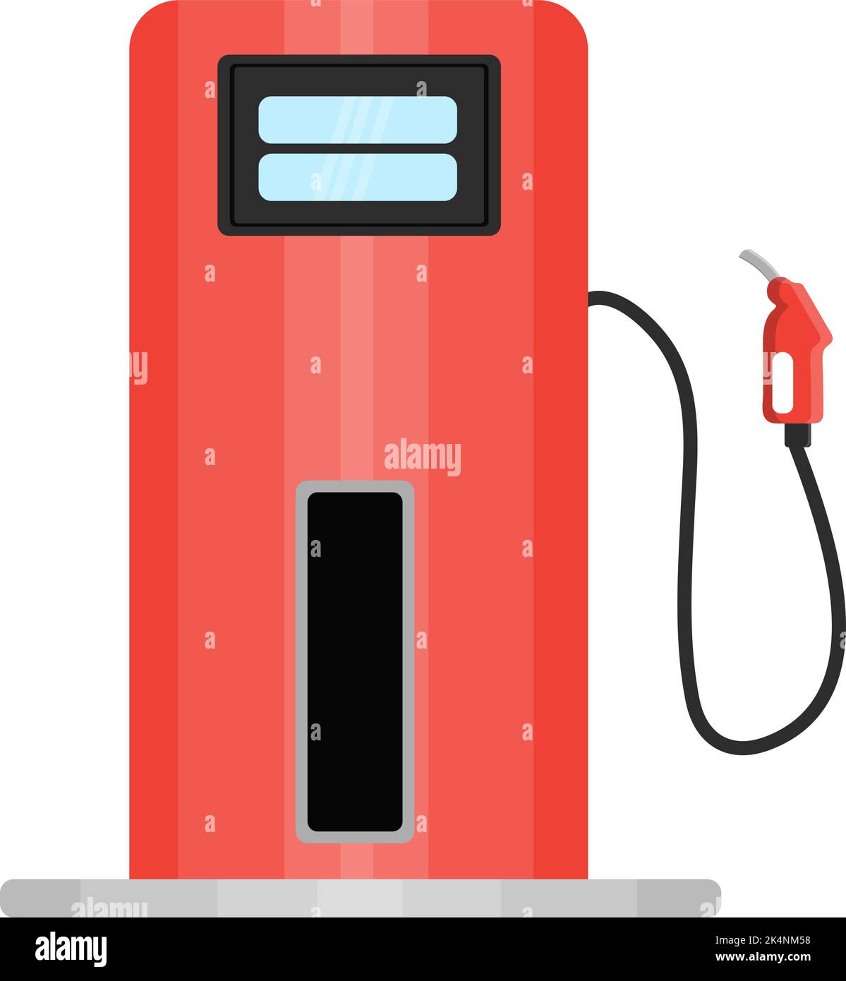 Red petrol pump Stock Vector Images - Alamy