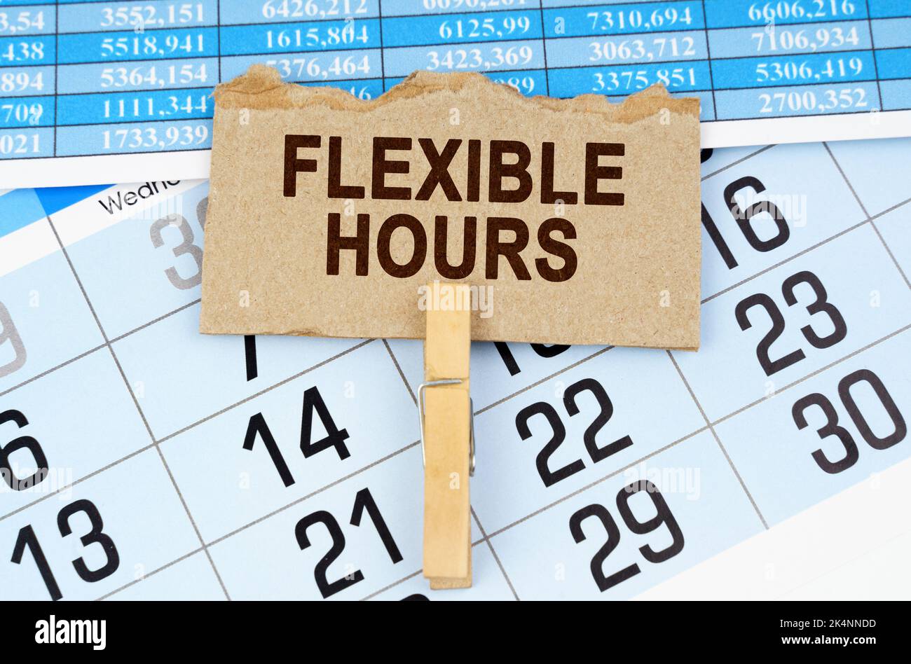 Business concept. On the calendar and reporting documents is a