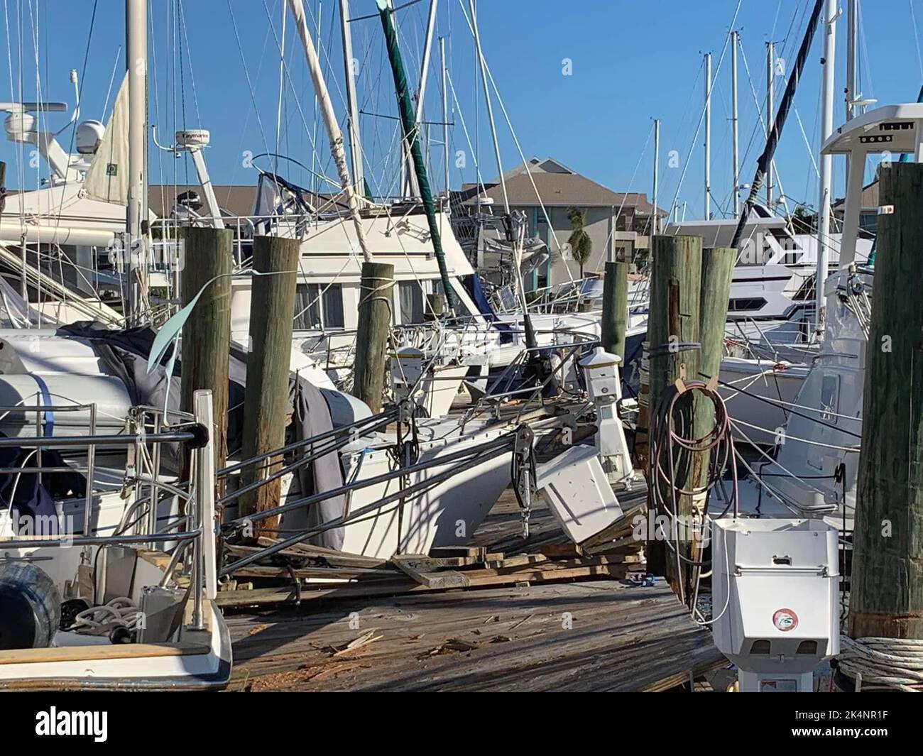 Hurricane IAN aftermath cleanup Stock Photo Alamy