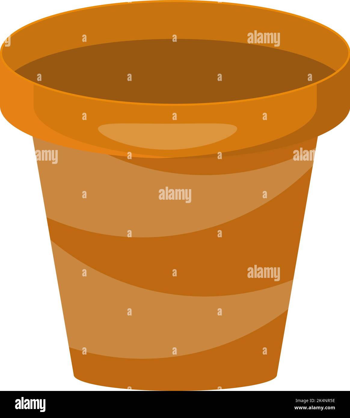 Clay pot plant Stock Vector Images - Alamy