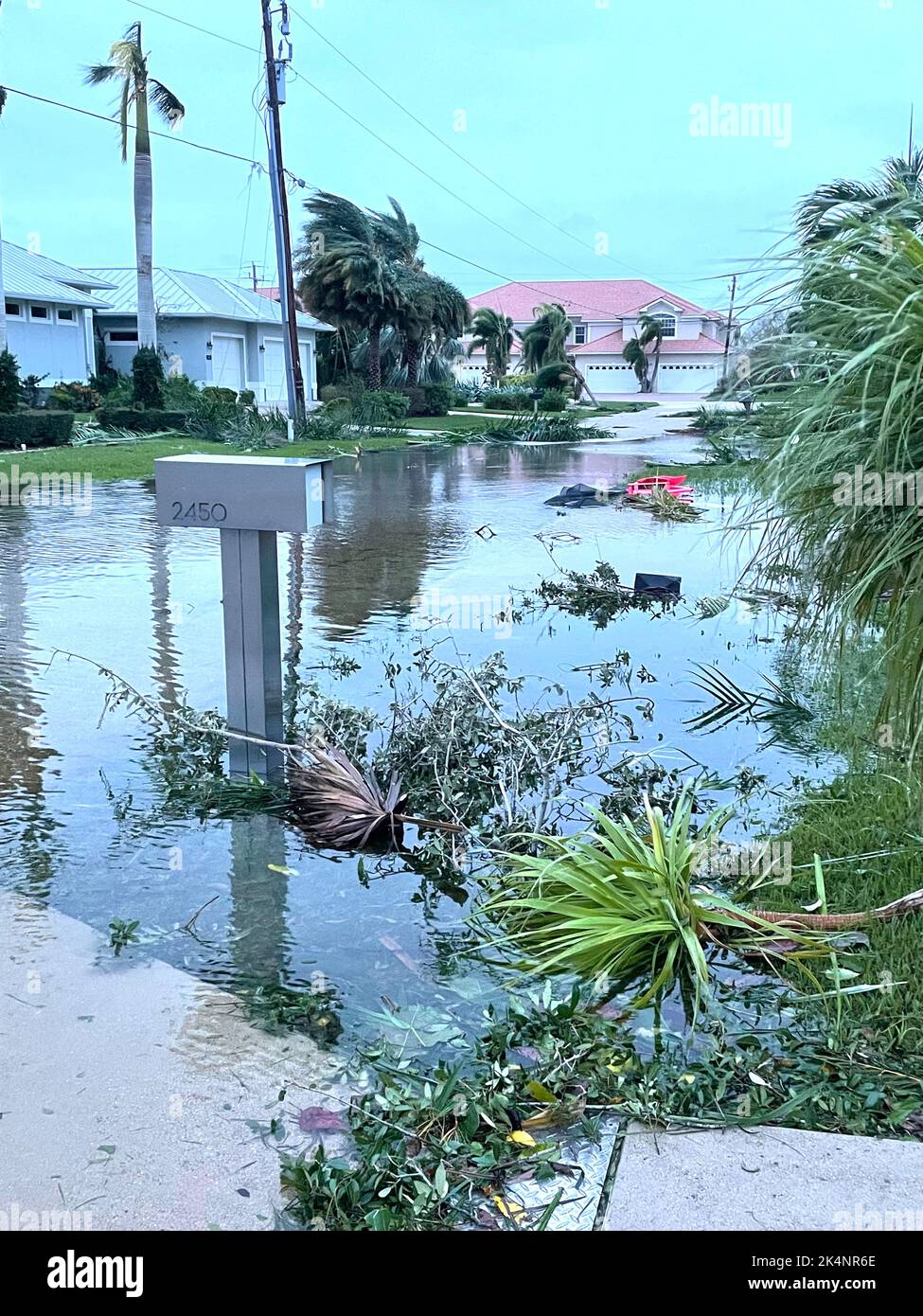 Hurricane IAN aftermath cleanup Stock Photo Alamy
