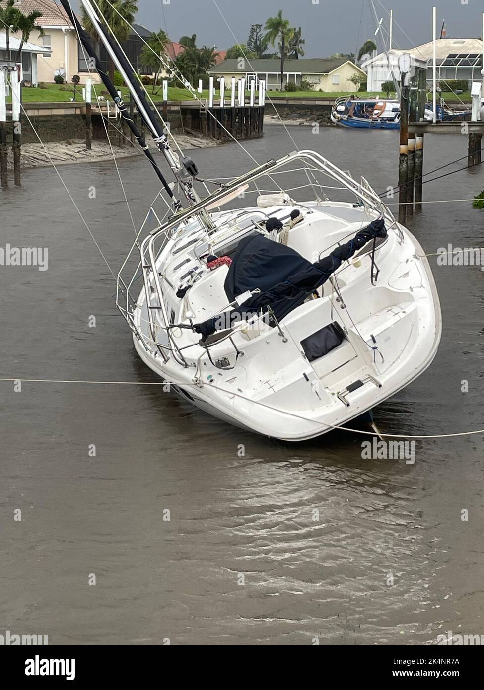 Hurricane IAN aftermath cleanup Stock Photo Alamy