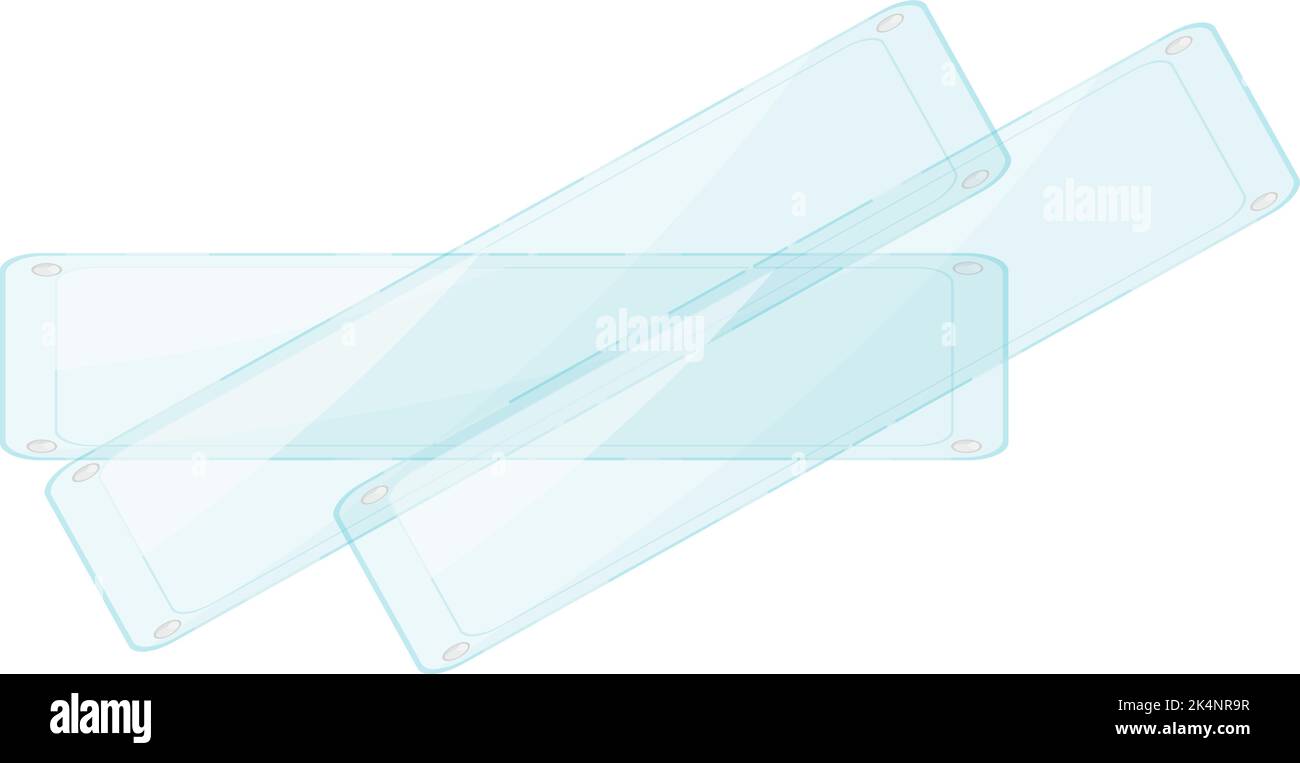 Plane mirror, illustration, vector on a white background Stock Vector