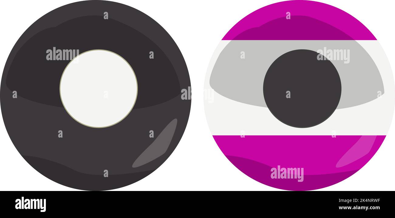 Pool balls, illustration, vector on a white background Stock Vector ...