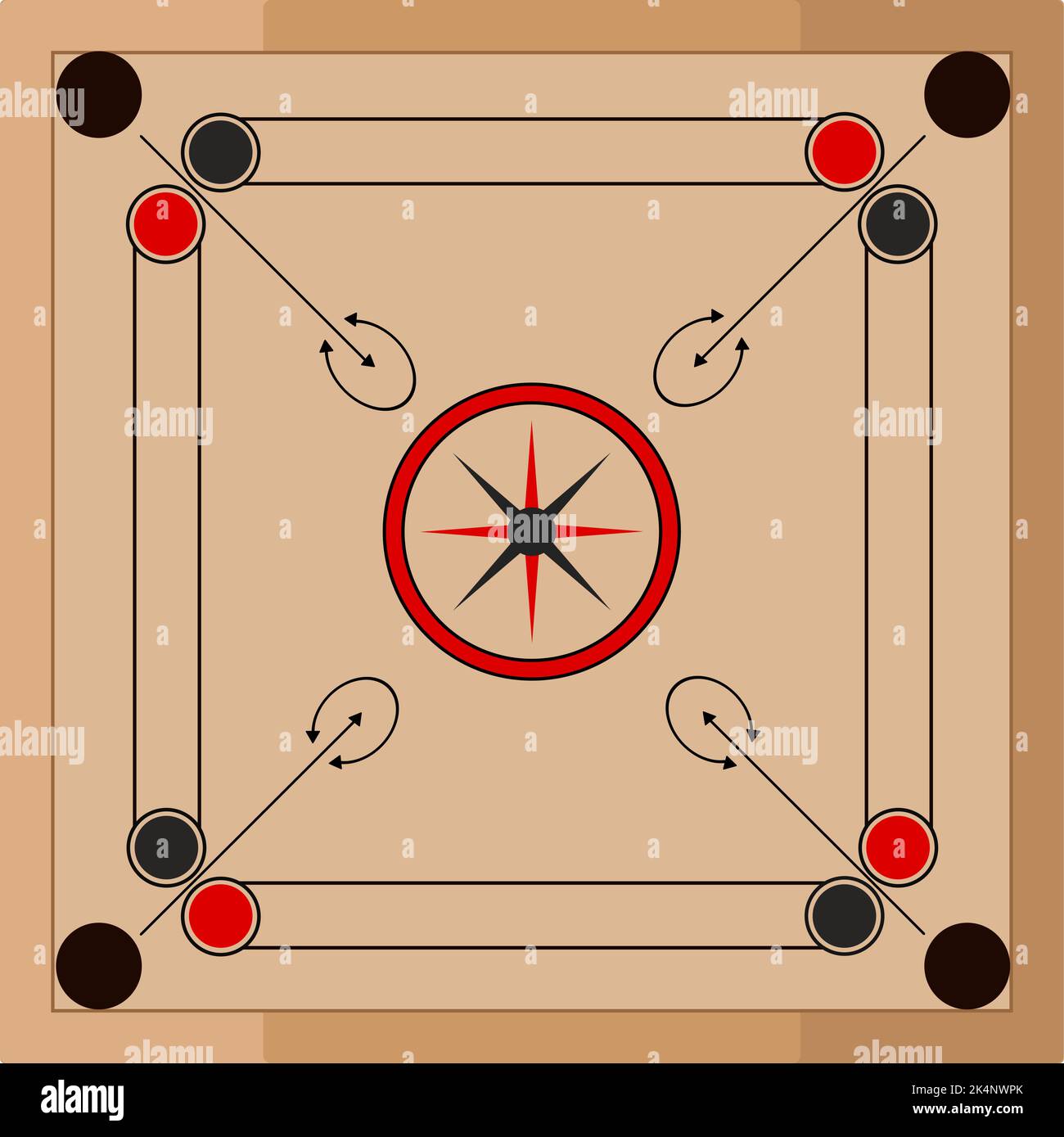 Carrom Board Canvas Print by The Paintly Store  LARGE  Carrom board  Canvas prints Wall art canvas prints
