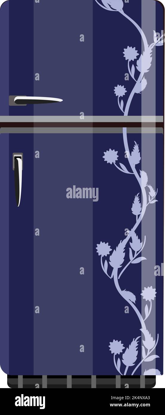 Modern fridge icon outline Cut Out Stock Images & Pictures - Alamy