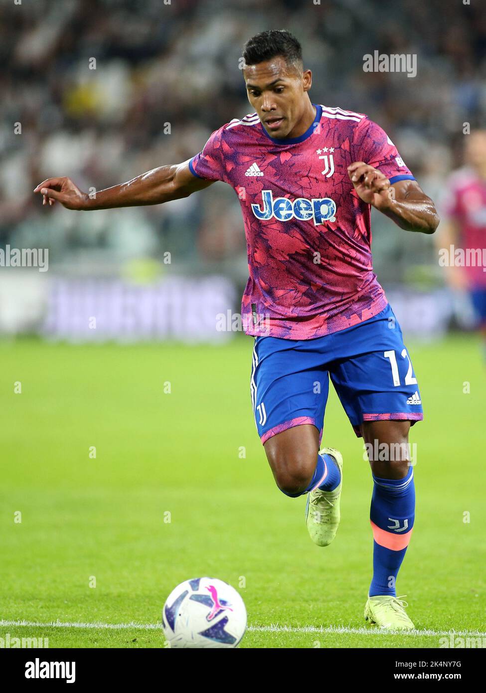 Turin, Italy. 02nd Oct, 2022. Alex Sandro Lobo Silva (Juventus FC) during Juventus FC vs Bologna FC, italian soccer Serie A match in Turin, Italy, October 02 2022 Credit: Independent Photo Agency/Alamy Live News Stock Photo