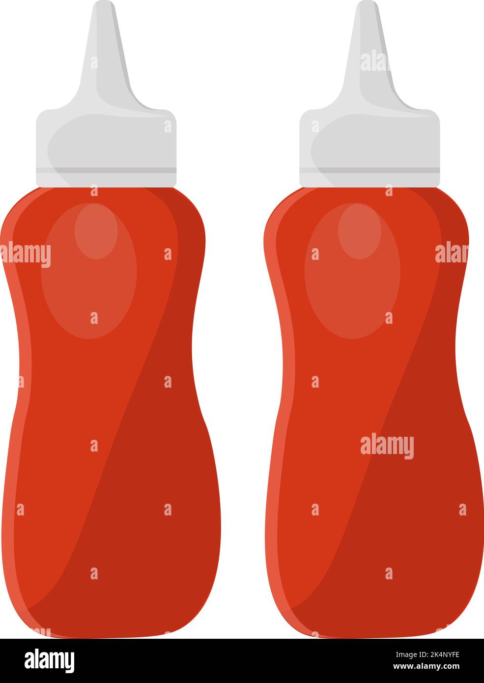 Hot sauce glass bottles Stock Vector Images - Alamy