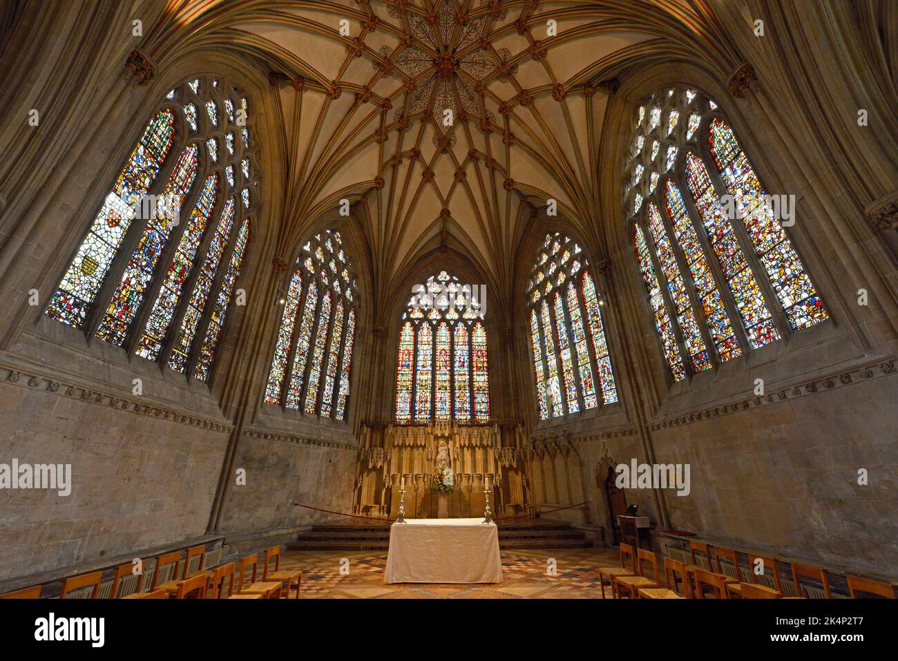 The Lady Chapel in Wells cathedral, Wells, Somerset, UK Stock Photo Alamy