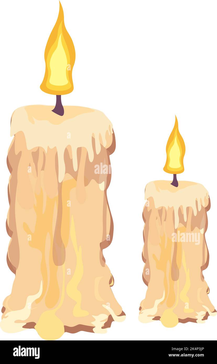 Melted Candles  Melting candles, Candle illustration, Candles