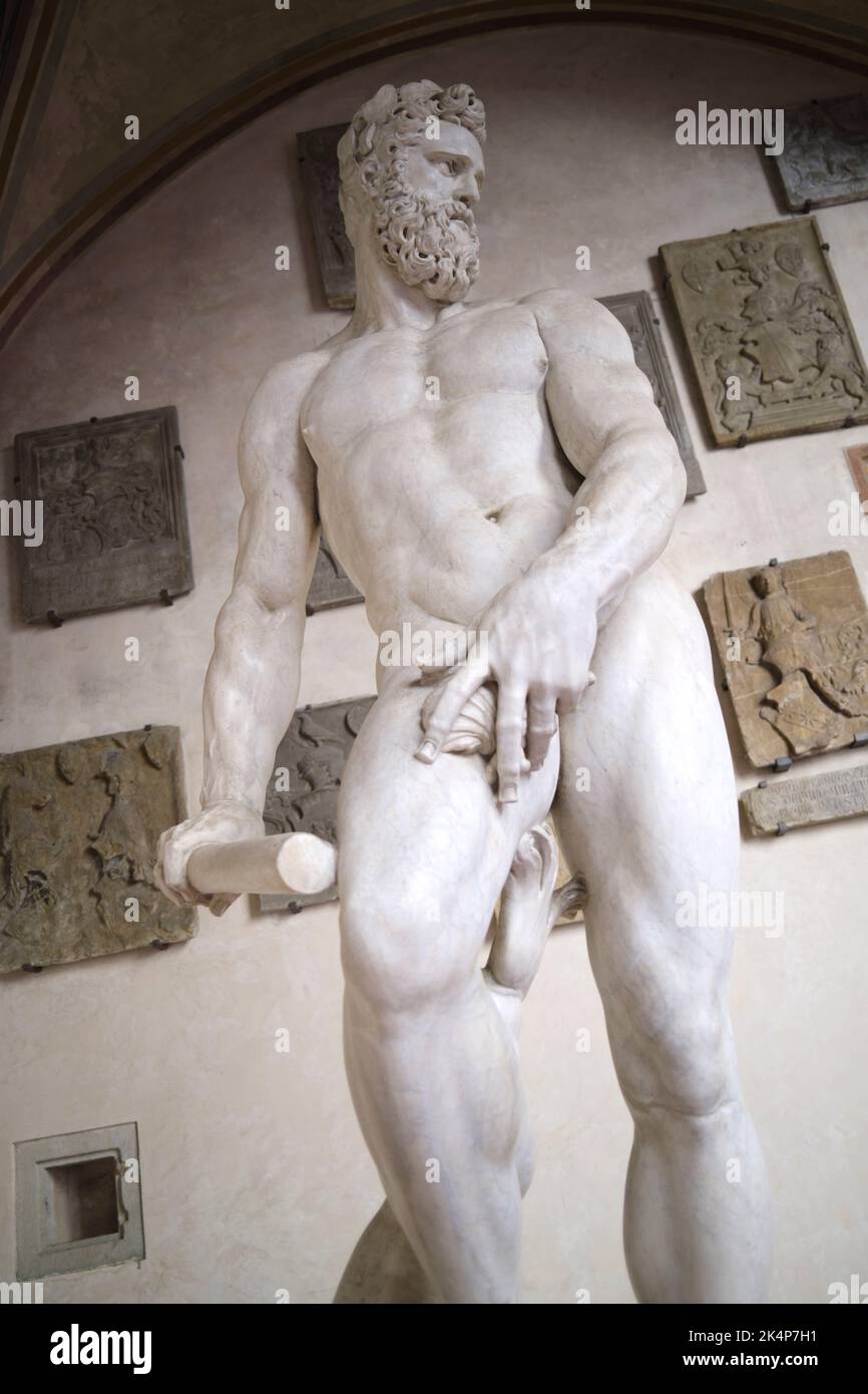 Oceano by Giambologna in the Bargello Museum Florence Italy Stock Photo
