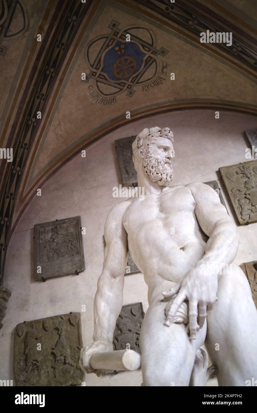 Oceano by Giambologna in the Bargello Museum Florence Italy Stock Photo
