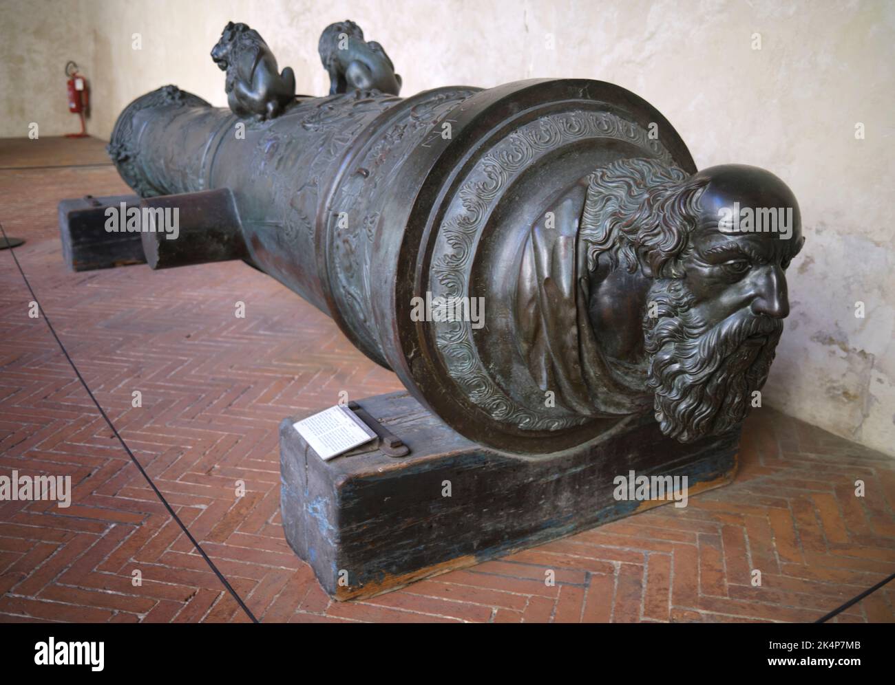 Canon by Cosimo Cenni in the Bargello Museum Florence Italy Stock Photo
