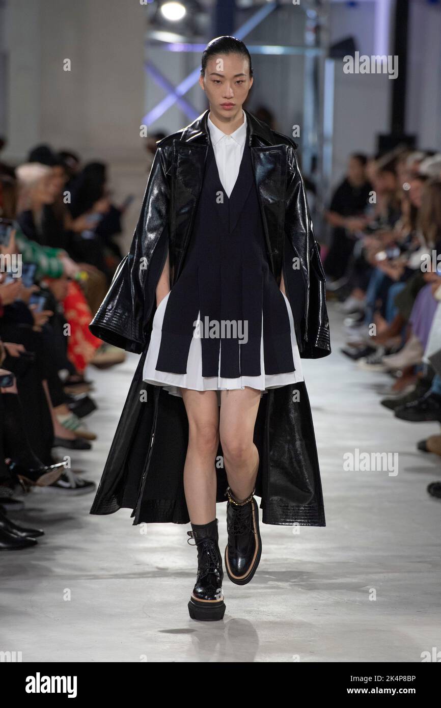 Model Sora Choi walking on the runway during the Loewe Ready to Wear  Spring/Summer 2020 show part of Paris Fashion Week on September 27, 2019 in  Paris, France. (Photo by Jonas Gustavsson/Sipa