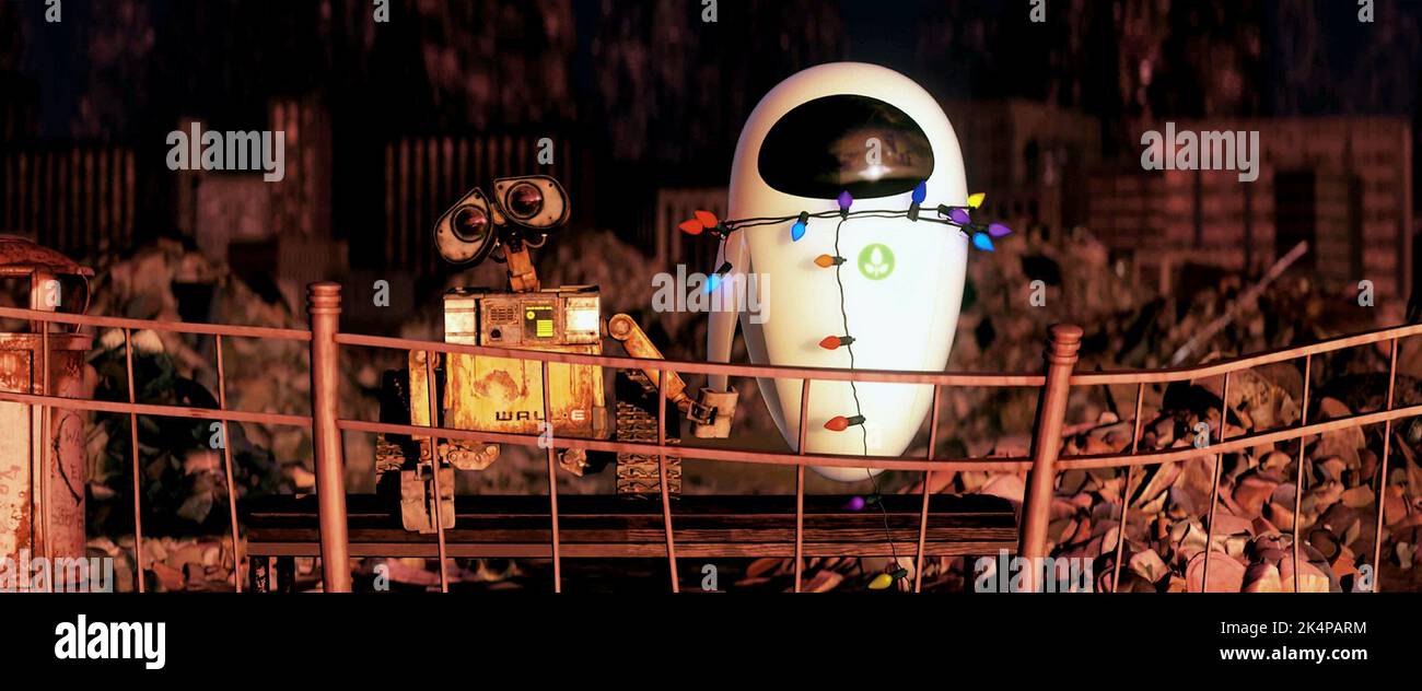 Wall E And Eve Holding Hands
