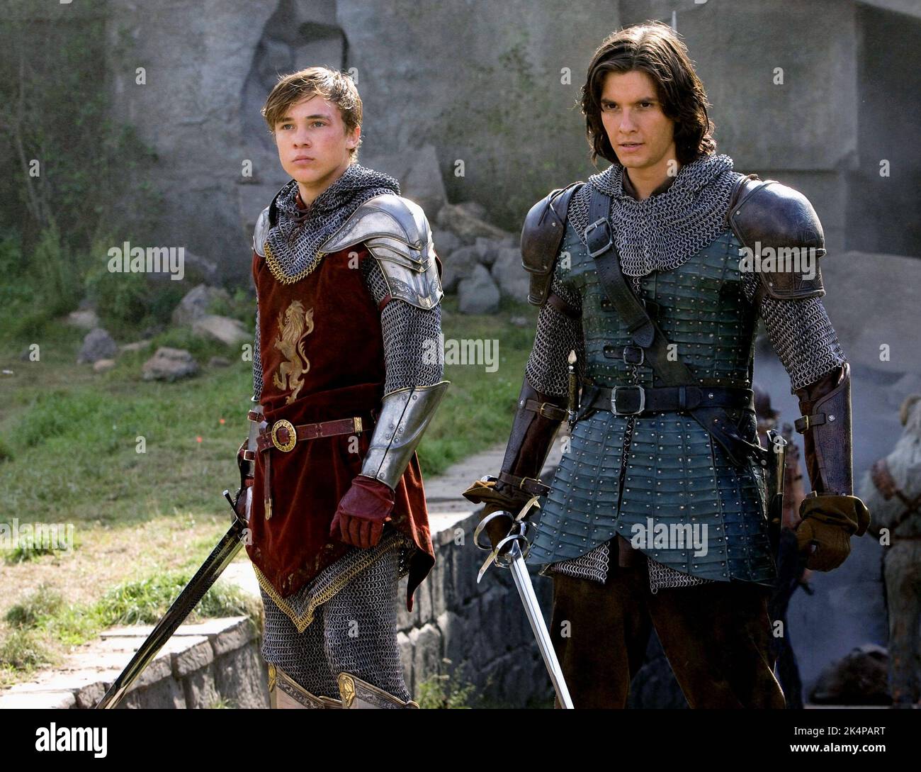 WILLIAM MOSELEY, BEN BARNES, THE CHRONICLES OF NARNIA: PRINCE CASPIAN, 2008 Stock Photo