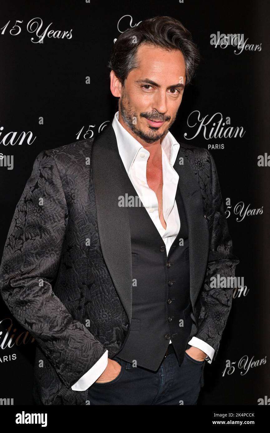 Paris, France on October 3, 2022, Kilian Hennessy attends the Kilian ...