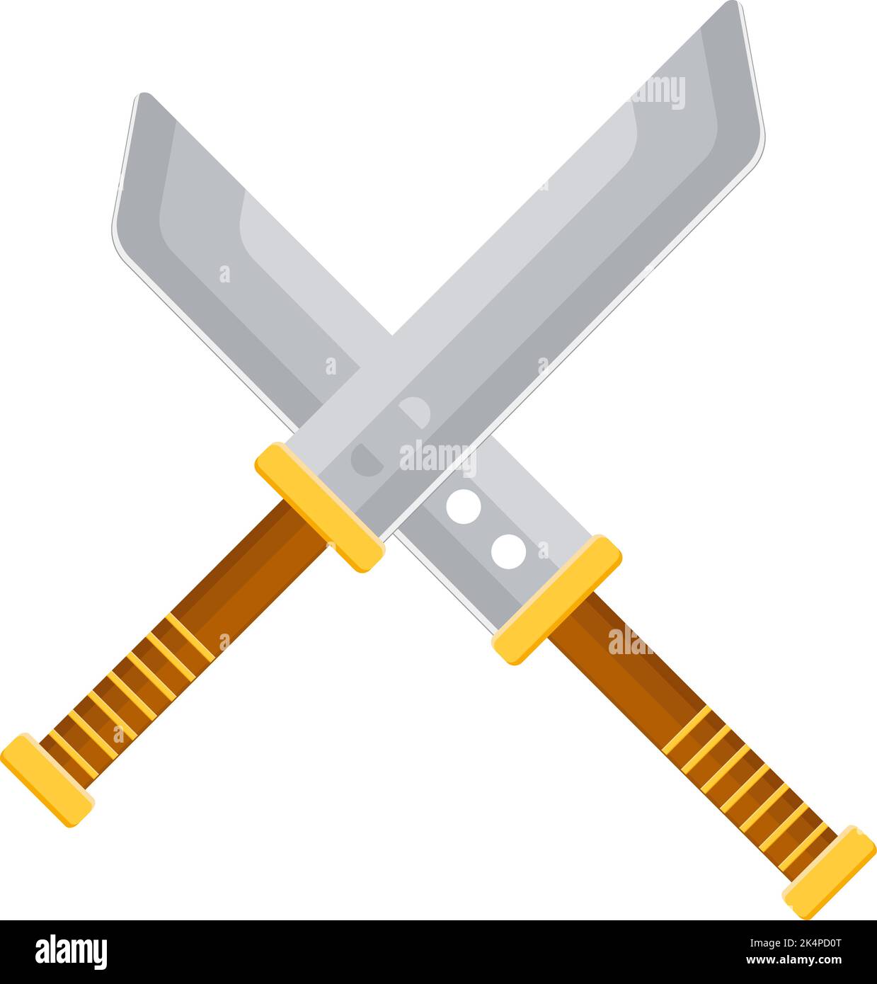 Crossed swords with helmet vector illustration - Stock Illustration  [72325580] - PIXTA