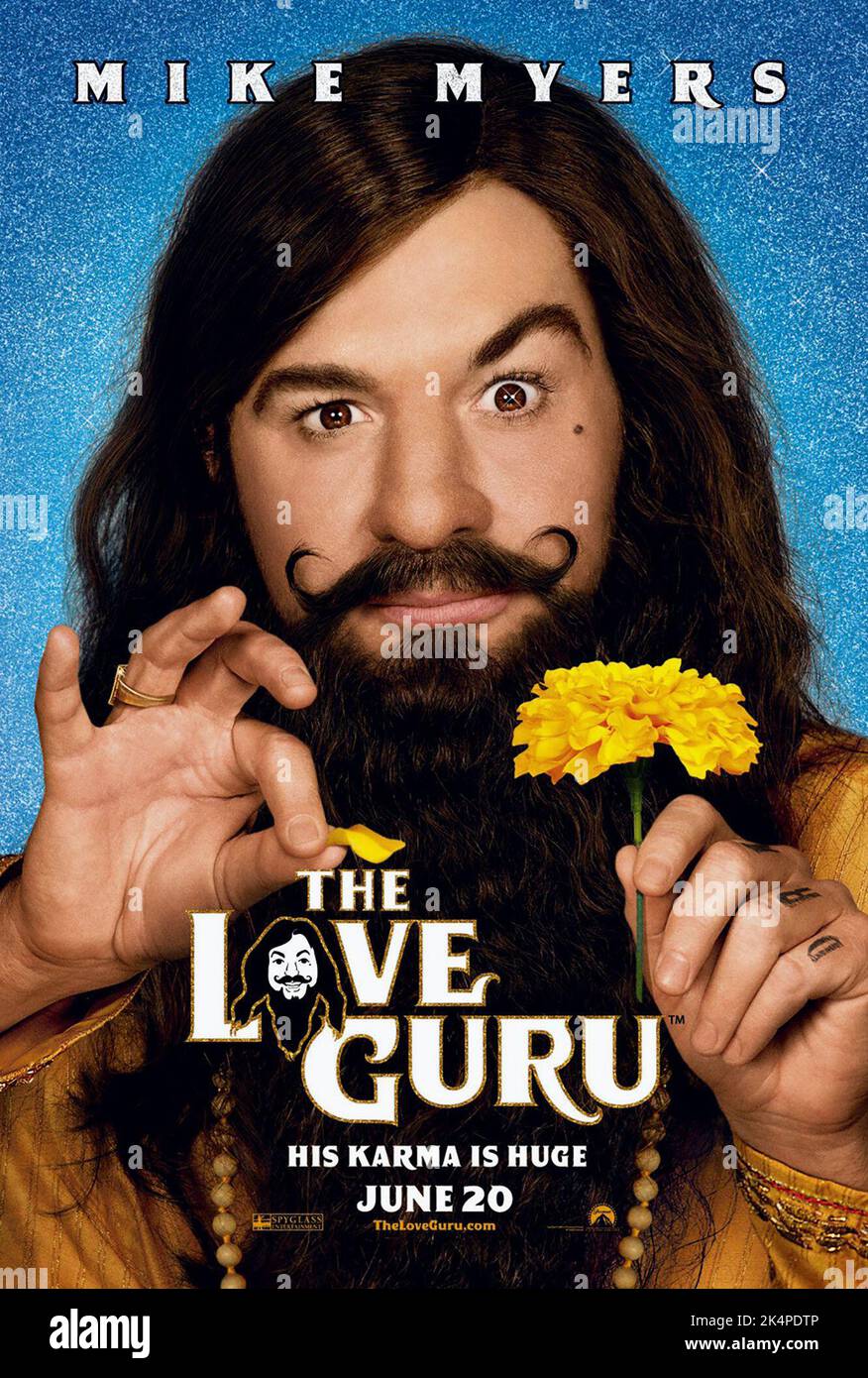 MIKE MYERS POSTER, THE LOVE GURU, 2008 Stock Photo