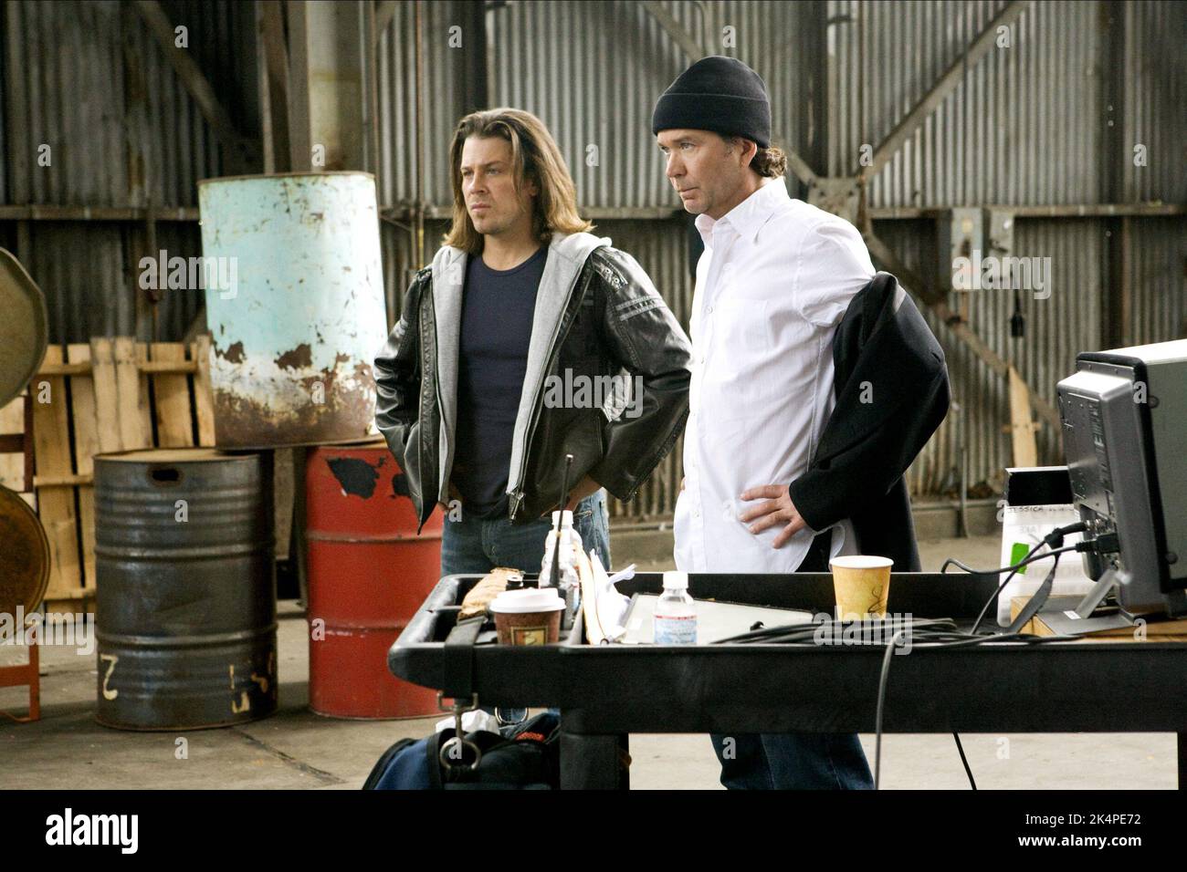 CHRISTIAN KANE, TIMOTHY HUTTON, LEVERAGE, 2008 Stock Photo Alamy