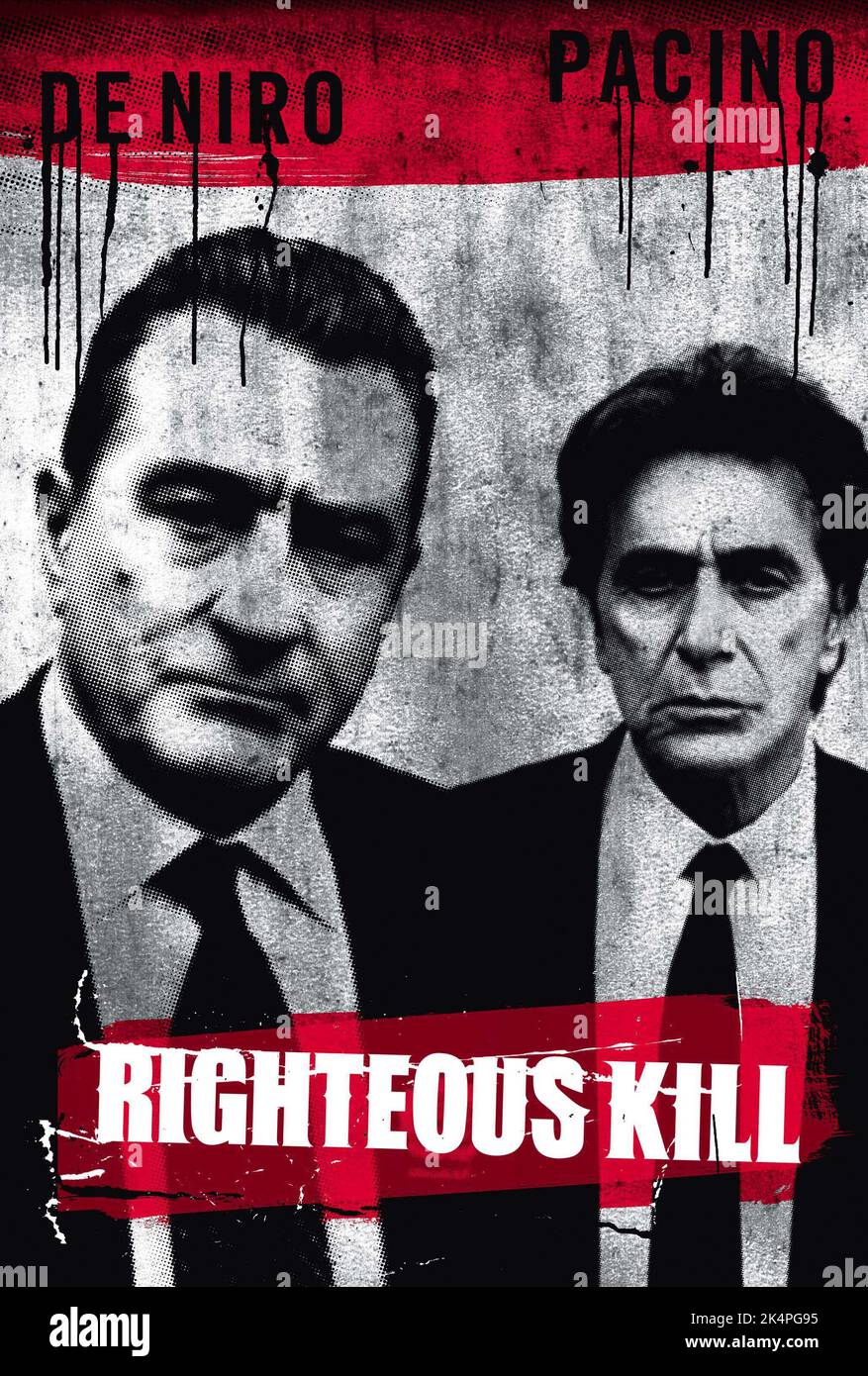 ROBERT DE NIRO, AL PACINO POSTER, RIGHTEOUS KILL, 2008 Stock Photo Alamy
