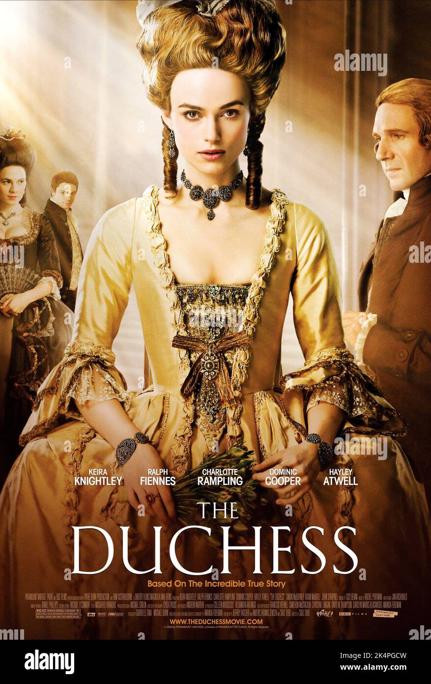 KEIRA KNIGHTLEY POSTER, THE DUCHESS, 2008 Stock Photo Alamy