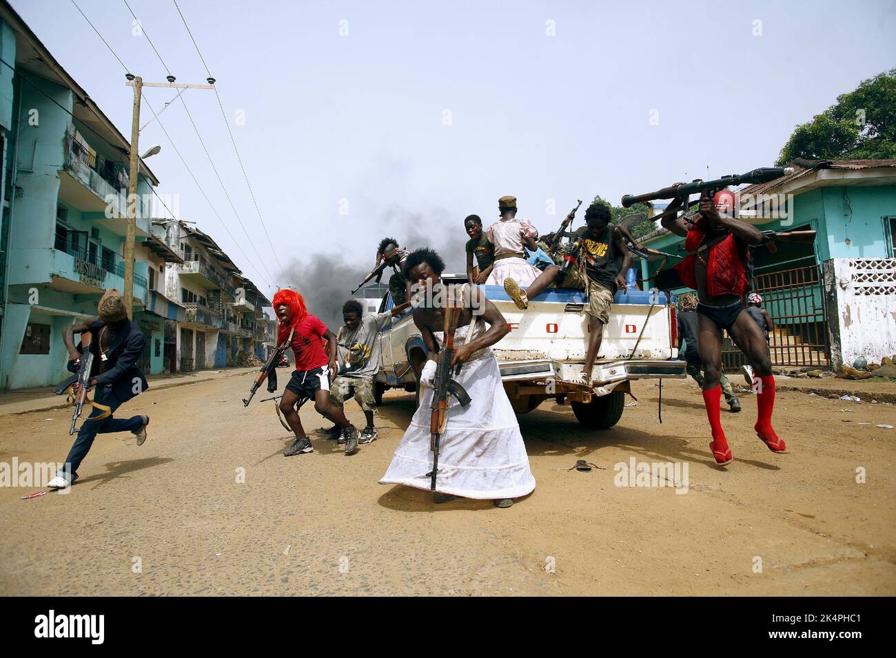 AFRICAN MILITIA, JOHNNY MAD DOG, 2008 Stock Photo - Alamy