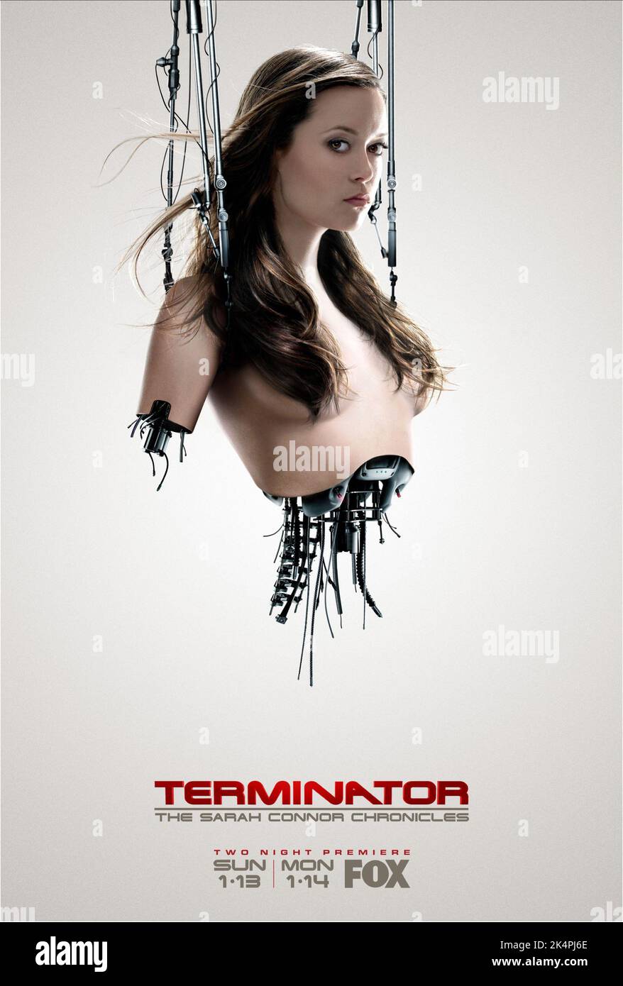 SUMMER GLAU POSTER, TERMINATOR: THE SARAH CONNOR CHRONICLES, 2008 Stock Photo