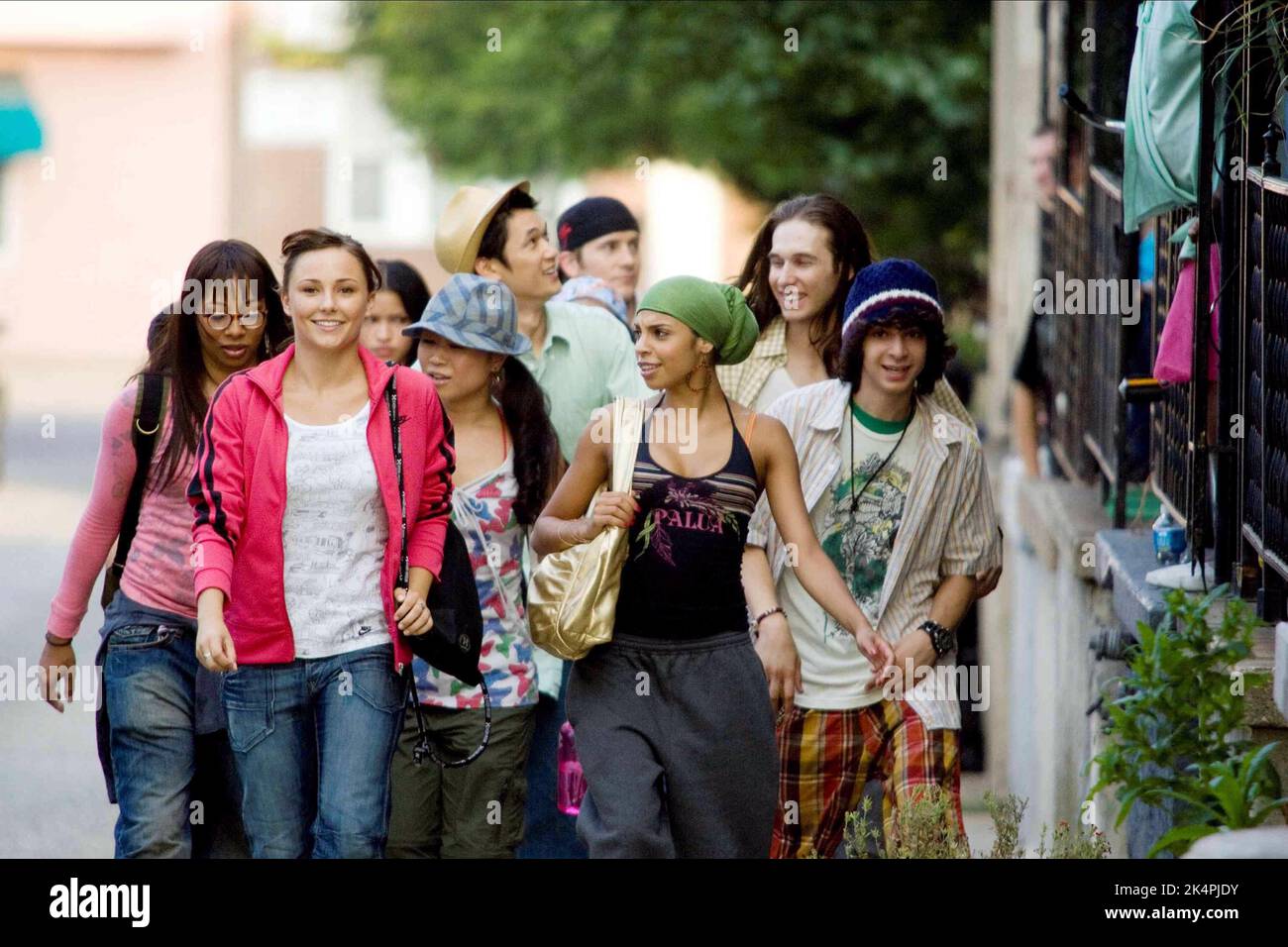 CAMBRIDGE,EVIGAN,VENTURA,KODA,JR.,HOFFMAN,POLANCO,SCOTT,SEVANI, STEP UP 2: THE STREETS, 2008 Stock Photo